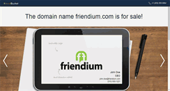 Desktop Screenshot of friendium.com